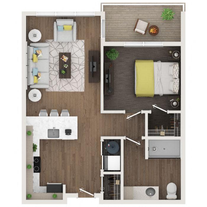 1 bedroom apartment for rent