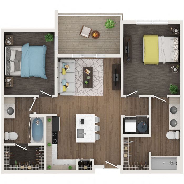 2 bedroom apartment for rent